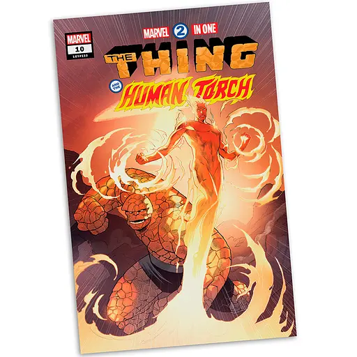 Фигурка Marvel Human Torch - Collectible with Scene 10 (Фантастическая четверка) 30.5 см - фото 6