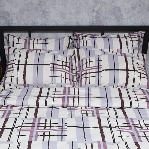 Комплект постельного белья Moon&Star Бязь Gold Люкс Urban Lines King Size 220x240 наволочки 4х50х70 - фото 2