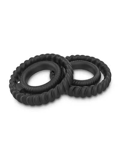 Двойное эрекционное кольцо Dorcel Dual Ring 5.7 см черный - фото 3