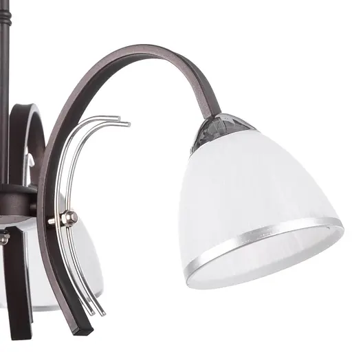 Люстра стельова Brille в спальню E27 60W BR (LK-548C/3) - фото 2