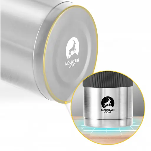 Термос для еды Mountain Goat 1 л Silver (P-5907739315809) - фото 2