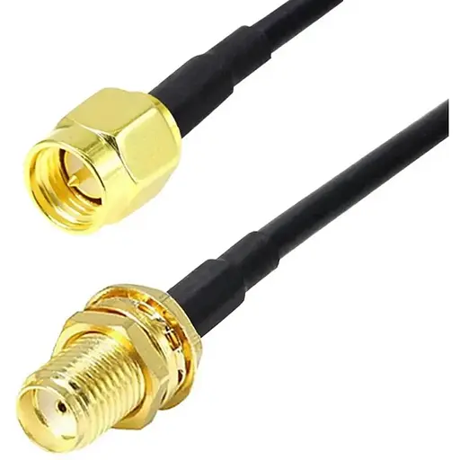 Антенный кабель-удлинитель Unitoptek SMA-9 с разъемами SMA длиной 9 метров - фото 3