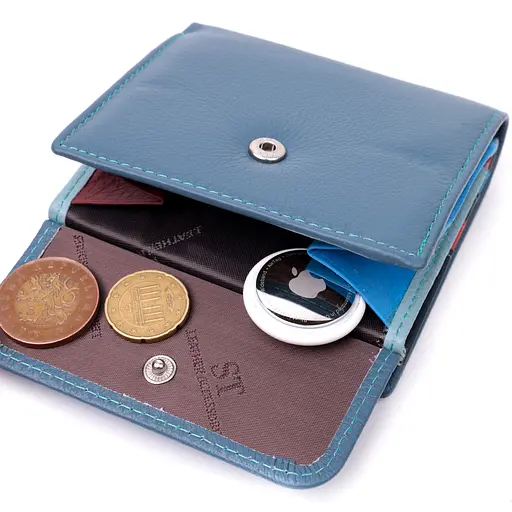 Кожаный женский кошелек ST Leather 10.5х10х1.5 см acs0028406 - фото 5