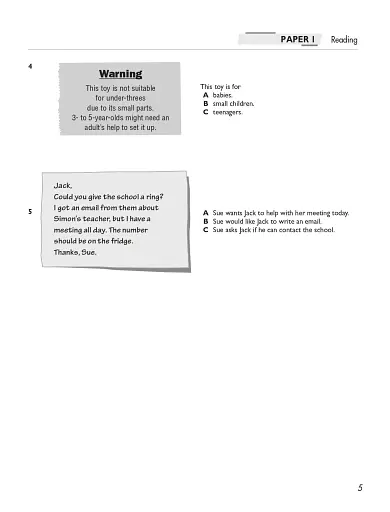 Practice Tests B1 Preliminary. Student's Book - фото 3