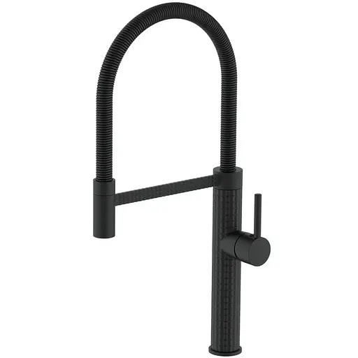 Змішувач для кухні Mixxus Premium Spark 017 Black MI6969 Чорний матовий - фото 1