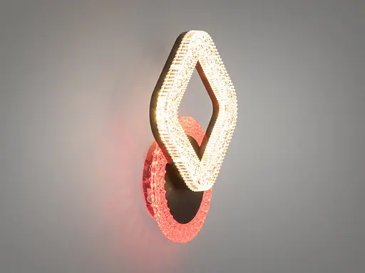 Світлодіодний світильник з кольоровою підсвіткою, 20W, білий - фото 4