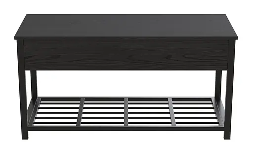 Банкетка з ящиком Дрейк 2 550x1200x400 метал Чорний ДСП Сосна Кембра 16мм FRD-103068 - фото 2