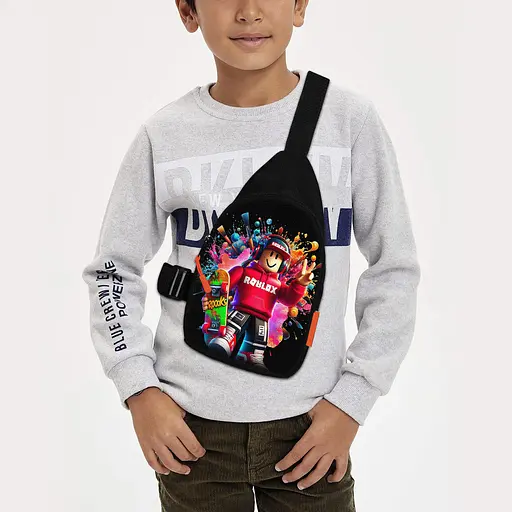 Сумка через плече дитяча Roblox 29х17 см сумка слінг для хлопчика (01987)