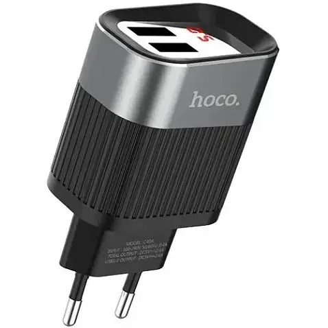 Зарядный с экраном Hoco C40A Speedmaster Charger 2usb 2.4 ампера - фото 1