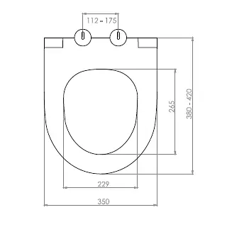 Сиденье для унитаза NKP Neva с крышкой и функцией микролифта 0407 - фото 6