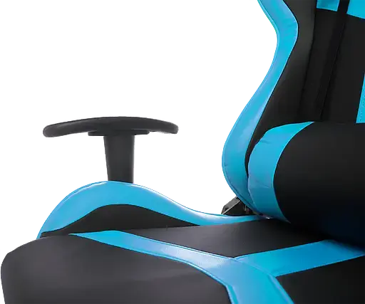 Геймерское кресло GT Racer черное с синим (X-2527 Black/Blue) - фото 9