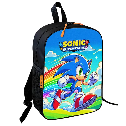 Рюкзак школьный детский Супер Соник «Super Sonic» 36х27 см для мальчика (01147)