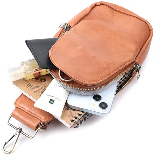 Сумка Vintage через плечо из экокожи 13х23х7 см sum0026984 - фото 8