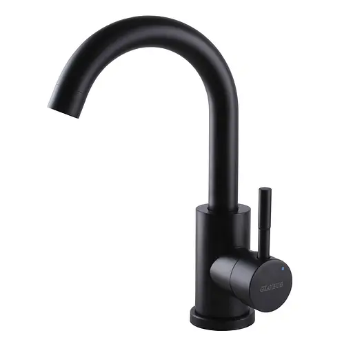 Смеситель для умывальника Globus Lux Alpen SBT1-101S-BB Черный матовый - фото 2