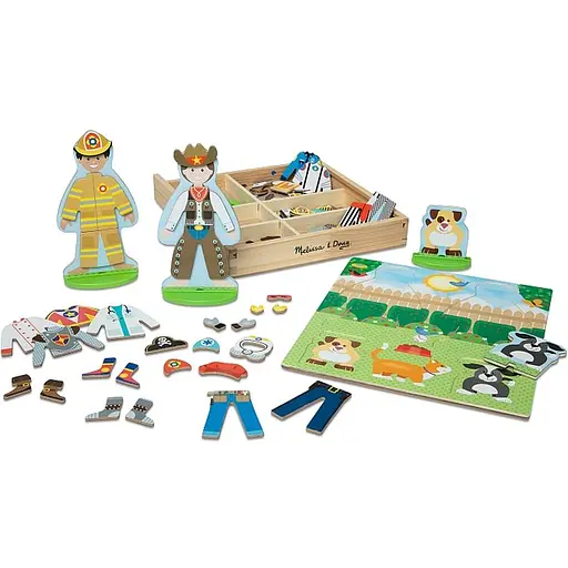 Набір Melissa & Doug Діяльність з магнітними фігурками дерев'яний (MD9309) - фото 2