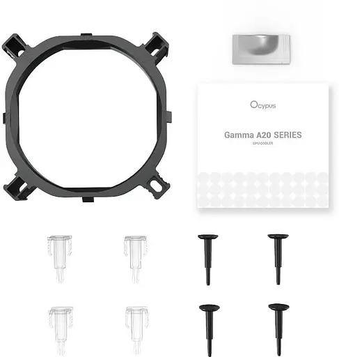 Кулер для процессора Ocypus Gamma A20 ARGB White (GAMMA-A20-WH1AAWN00F-GL) - фото 8