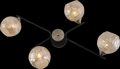 Декоративная люстра V XA1488/4 BK+AB - фото 3