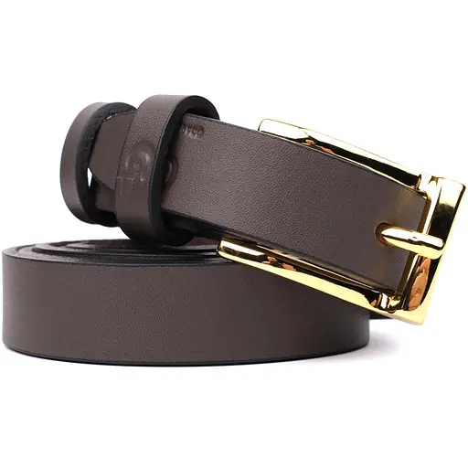 Ремінь шкіряний Grande Pelle для жінок 120х2 см елегантний вузький acs0029637 - фото 2