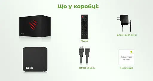 Смарт ТВ приставка Tanix W2 4/64Gb Amlogic S905W2 Android TV 11. Медіаплеєр 4K HDR - фото 9