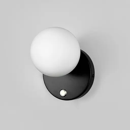 Бра Arcola в минималистичном черном корпусе 15х13 см Line F Арт. WJ56/1 BK - фото 3