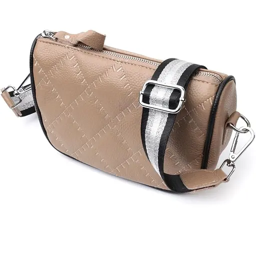 Полукруглая сумка кросс-боди Vintage для женщин из натуральной кожи 22х15.5х7 см sum0029002 - фото 1