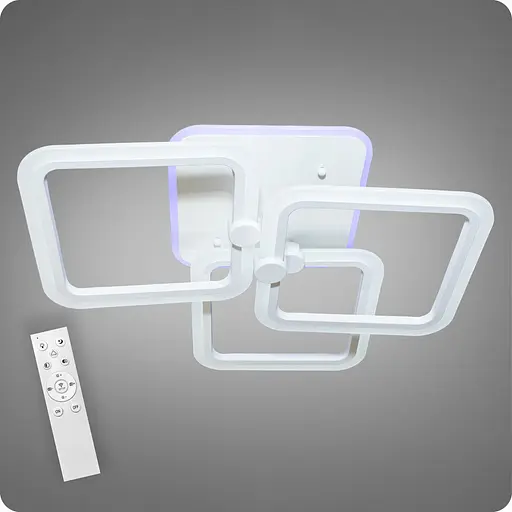 Люстра светодиодная 517 Light 3color с пультом 96Вт Белый (01841) - фото 3