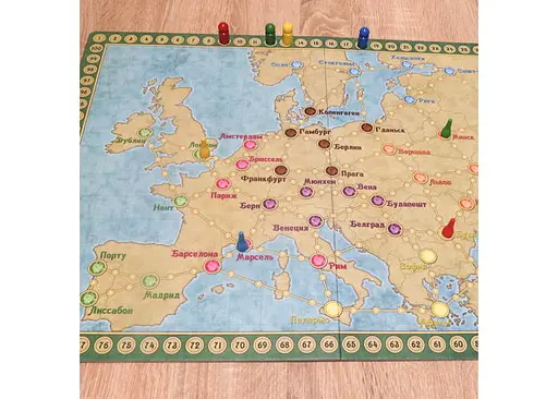 Настольная игра Artos Games Галопом по Европам (укр.) (62084) - фото 5
