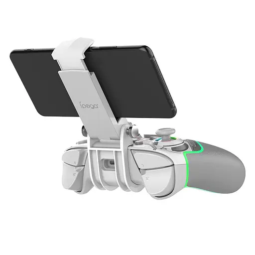 Геймпад iPega PG-9666SB с поддержкой PS/PC/Android/iOS с RGB-подсветкой серый - фото 3