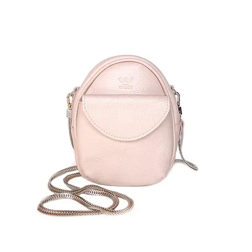 Міні-сумка Kroha пудровая - фото 7