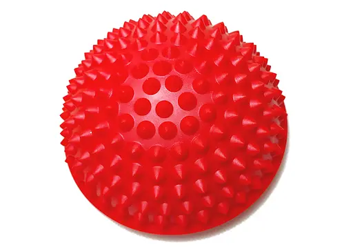 Полусфера массажная киндербол EasyFit 15 см жесткая красная (EF-3002-R) - фото 1