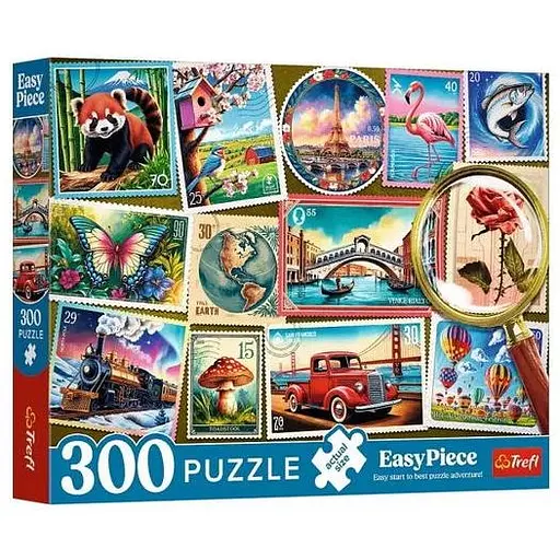 Пазл Trefl Почтовые марки коллаж 300 эл. (23100)