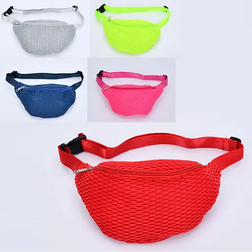 Сумочка бананка, 25x13x5 см, 1 відділення, застібка-блискавка, регульований ремінь, X14733 (В асортименті) - фото 2