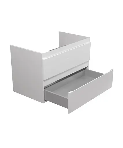 Тумба Мойдодир Unik 80-A під умивальник Білий підвісна Білий - фото 3