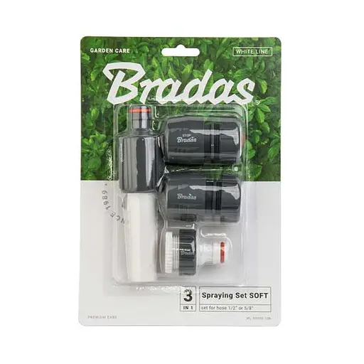 Комплект для поливу Bradas WHITE LINE SOFT 4 елементи на шланг 1/2 (WL-S5500-12K) - фото 2