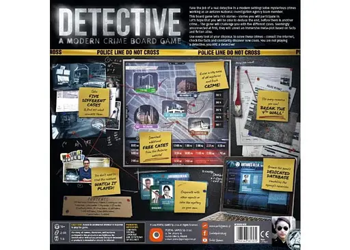 Настільна гра Portal Games Детектив: Гра про Сучасне Розслідування (Detective: A Modern Crime Board Game) (англ.) (PS074) - фото 2