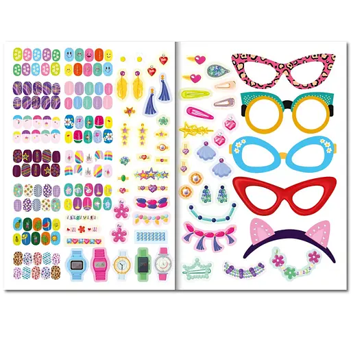 Дитяча книжка з наліпками студія краси "Nail art accesories" РМ-76-04 - фото 2