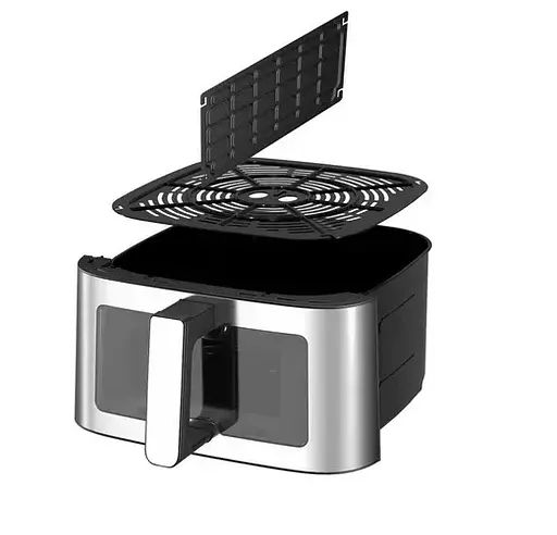 Професійна фритюрниця Zepline ZP-211 з двома тенами та об'ємом 14 л для дому та бізнесу Чорна - фото 2