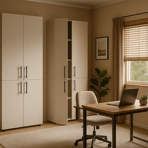 Шафа для документів закрита ОП-614 Orange-Line 700х347х1825 Кашемір - фото 2