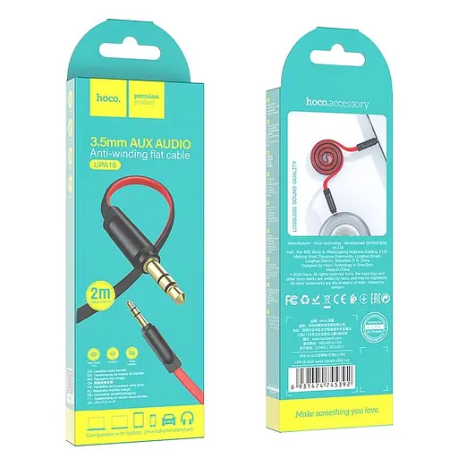 Кабель Hoco AUX audio Cable UPA16 2 м - фото 3