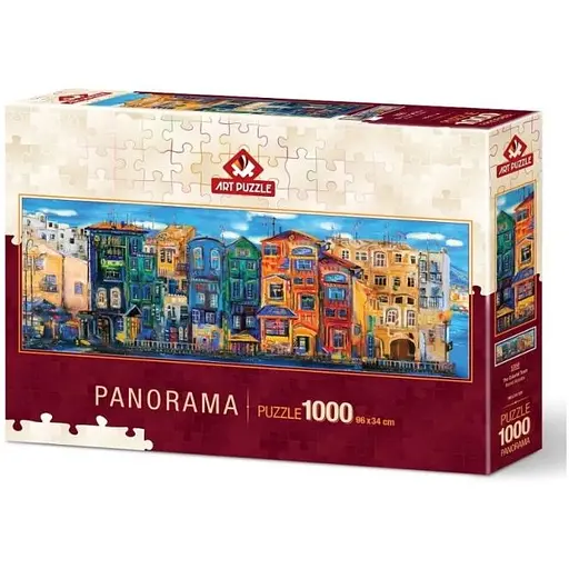 Пазл Art Puzzle Цветной городок 1000 эл. панорама (5350)