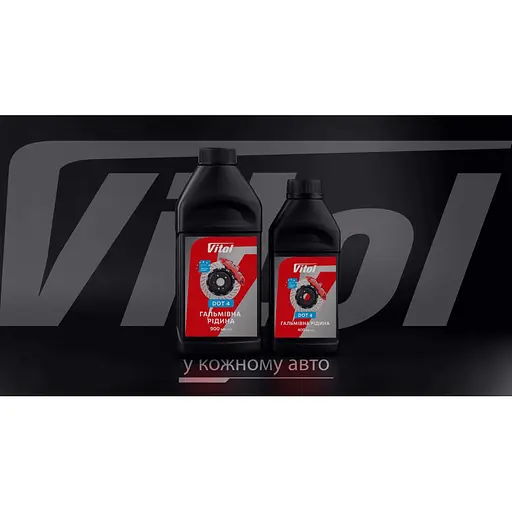 Тормозная жидкость Vitol DOT-4, 900 мл (VBF900) - фото 4