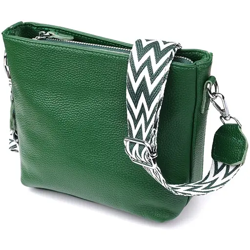 Женская кожаная сумка Vintage на каждый день 22х17.5х7.5 см sum0027581 - фото 1