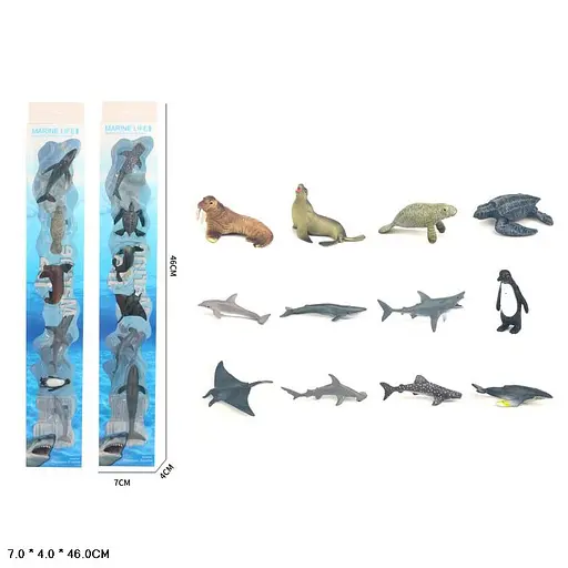 Набор Морских животных Водный мир, 4 шт., KZ956-004F (в ассортименте)