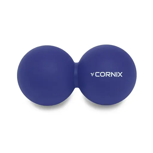 Массажный мяч двойной Cornix Cornix Lacrosse DuoBall 6.3 x 12.6 см XR-0109 Navy Blue - фото 1