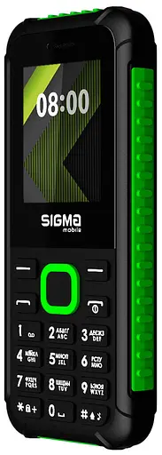 Телефон Sigma X-Style 18 Track Black-Green UA UCRF - фото 3