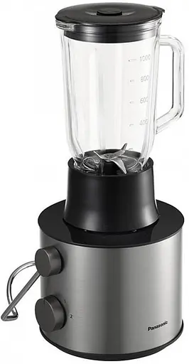 Соковижималка Panasonic 1000Вт чаша-1.5л жмих-2л жолоб на ціле яблуко пластик/метал чорний - фото 5
