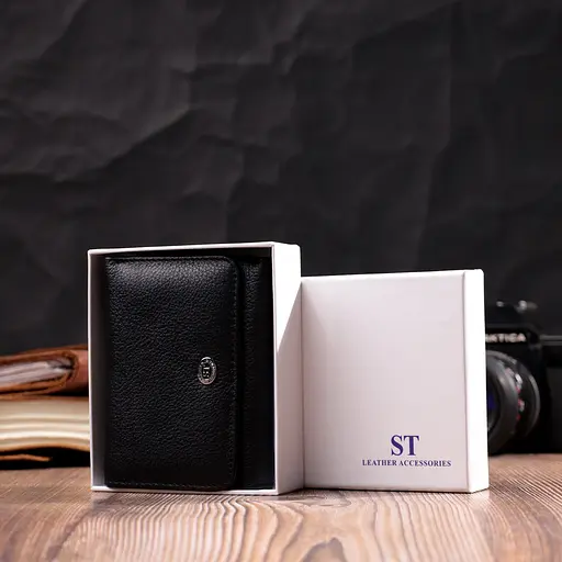 Кожаный женский кошелек ST Leather 11х8.7х2 см acs0028386 - фото 8