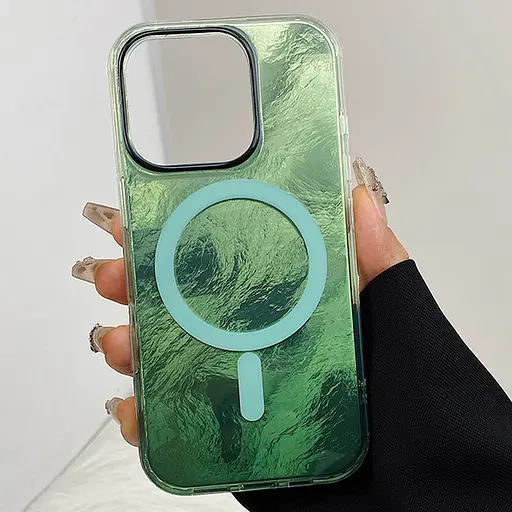 Чохол Epik TPU Shiny Mountain MagFit для Apple iPhone 13 Pro Max 6.7 Green - фото 2