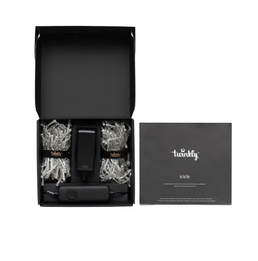 Twinkly Smart LED Гірлянда Twinkly Icicle RGB 190, Gen II, IP44, довжина 5м, кабель прозорий - фото 3