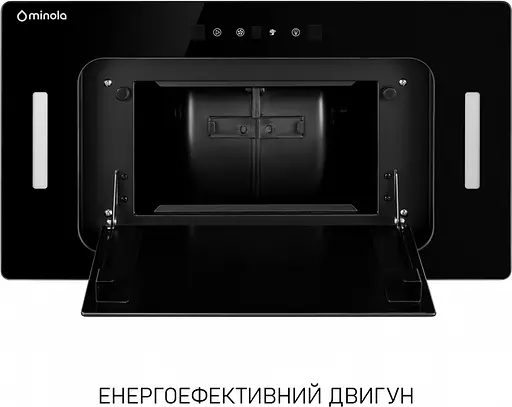 Вытяжка Minola BGH 5677 BL 1000 LED пульт, полностью встраиваемая - фото 4